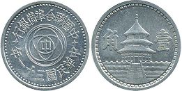 硬幣中國 1 chiao 1941 Japanese Occupation