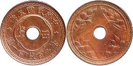 硬幣中國  1/2 cent 1916