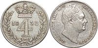 Münze Großbritannien 4 pense 1832