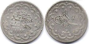 Türkei - Osmanisches 5 Kurusch&nbsp;1886