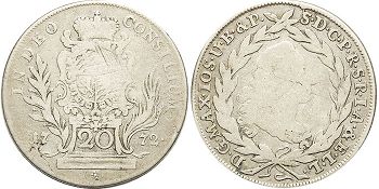 coin Bavaria 20 kreuzer 1772