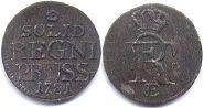Prussia solidus 1781