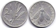 Italy 2 lire 1954