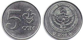 Kyrgyzstan 5 som 2008
