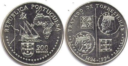 Portugal 200 escudos 1994