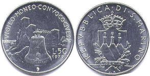 San Marino 50 lire 1979