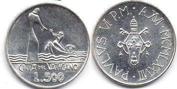 Vatican 500 lire 1978