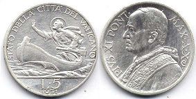 Vatican 5 lira 1931