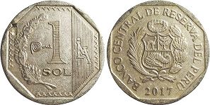 moneda Peru 1 sol 2017