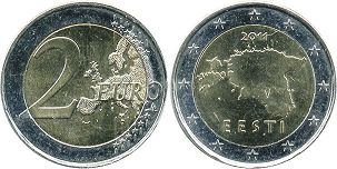 Münze Estland 2 Euro 2011