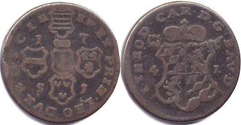 Liege 4 liards 1751