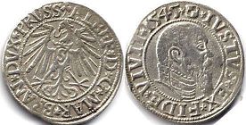 Prussia grosze 1545