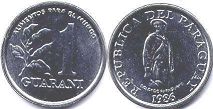 Paraguay 1 guarani 1986