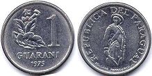 Paraguay 1 guarani 1975