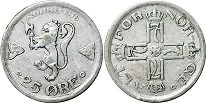 mynt Norge 25 öre 1918
