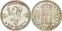 mynt Norge 25 öre 1923