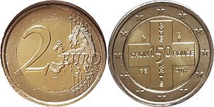 mynt Belgien 2 euro 2014