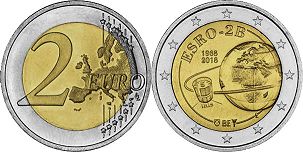 moneta Belgio 2 euro 2018