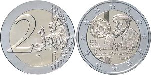 mynt Belgien 2 euro 2021