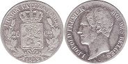 pièce Belgique 20 centimes 1853