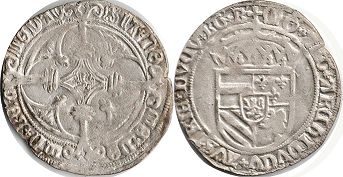 coin Burgundian Netherlands stuver no date (1507-1516)