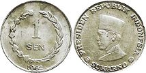 coin Irian Barat 1 sen 1962