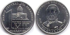 Paraguay 1000 guaranies 2007