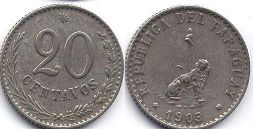 Paraguay 20 centavos 1903