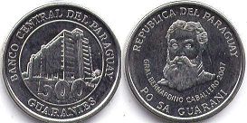 Paraguay 500 guaranies 2007