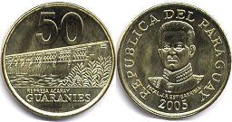 Paraguay 50 guaranies 2005