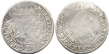 Polska ort 1653