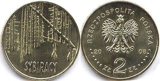 Polska 2 zlote 2008