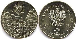 Polska 2 zlote 2008
