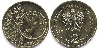 Polska 2 zlote 2007