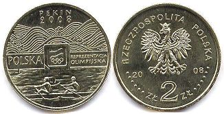 Polska 2 zlote 2008