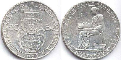 Portugal 20 escudos 1953