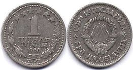 Yugoslavia 1 dinar 1968