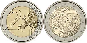 Austia coin 2 euro 2018px; Austia coin 2 euro 2022