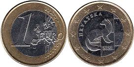 coin Croatia 1 euro 2023