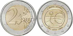 coin Cyprus 2 euro 2009