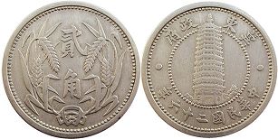 coin East Hopei 2 chiao 1937