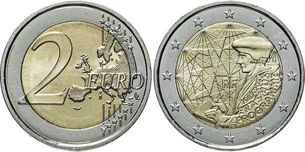 coin France 2 euro 2022 coin France 2 euro 2022