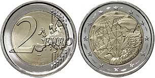 coin Germany 2 euro 2022 coin Greece 2 euro 2022
