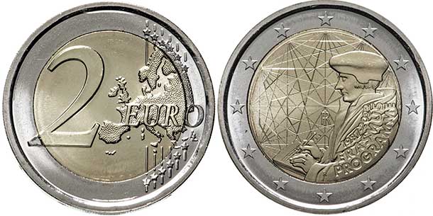 coin Italy 2 euro 2019 coin Italy 2 euro 2022