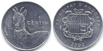 Andorra 1 centim 2002