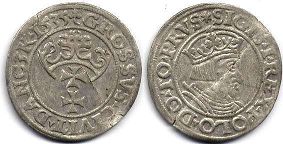 Danzig (Gdansk) 1 grosze 1535