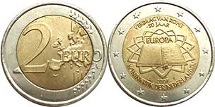 coin Netherlands 2 euro 2008 coin Netherlands 2 euro 2007