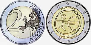 coin Slovenia 2 euro 2009 coin Slovenia 2 euro 2009