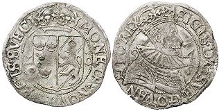 mynt Sverige 2 öre 1594