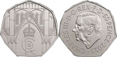 coin UK 50 pence 2023